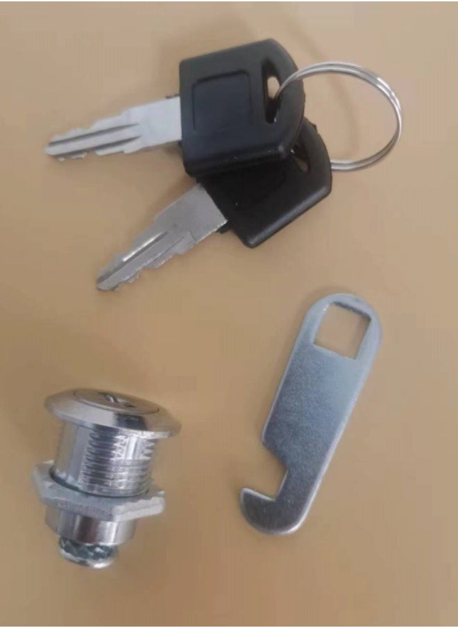 Gerenic Zinc Alloy Cabinet Lock Cam Lock, Wardrobe Lock Drawer Lock, Office Furniture Lock  - Image 2