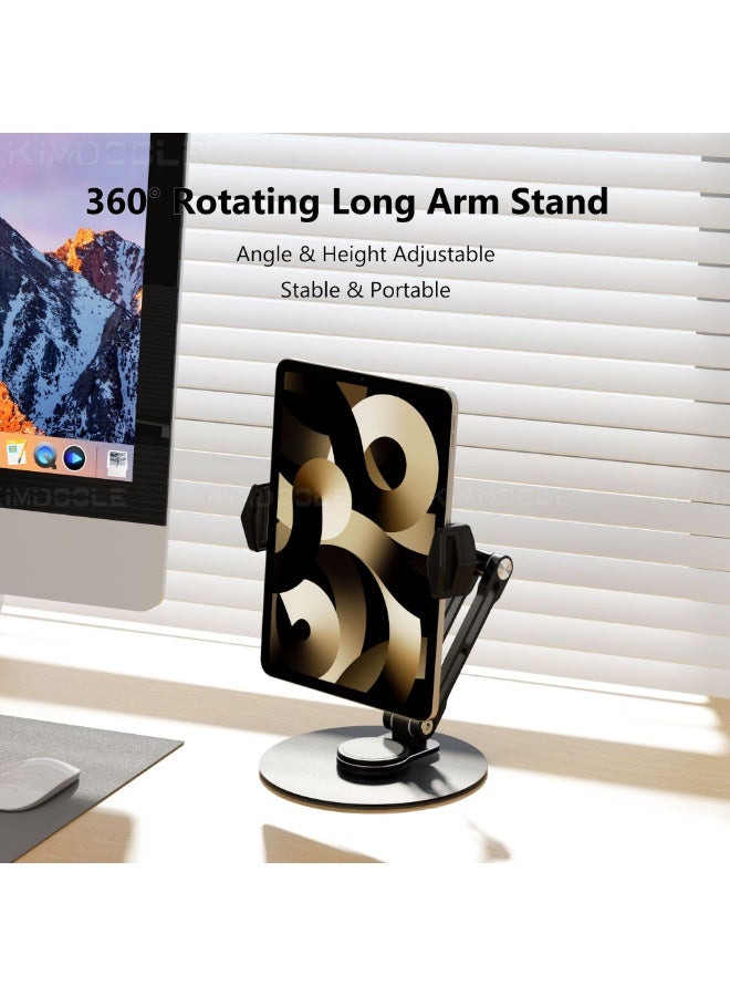 360° Rotating Foldable Bracket with VESA Plate, Portable Screen Bracket With Clamp Universal for Portable Screens, Mobile Phones, Tablets - Image 5