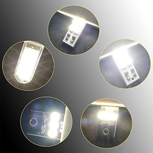 DaFuRui USB Night Lights - 12pcs 4 Kinds Super Bright LED Mini USB Port Portable Night Lights for Laptop Keyboard - Image 5