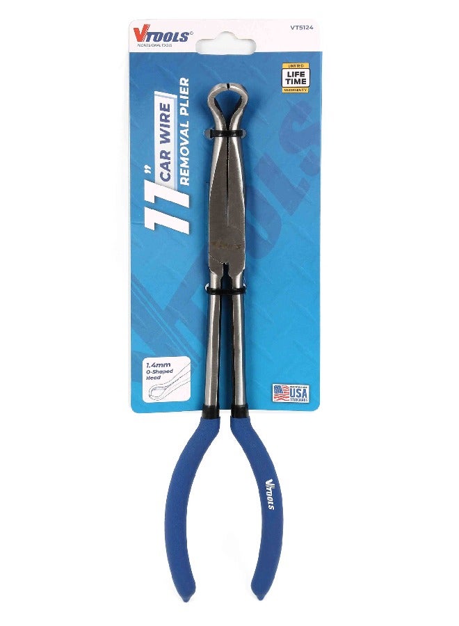 VTOOLS 11 Inch Car Wire Removal Plier with 1.4mm Ring Head - Image 1