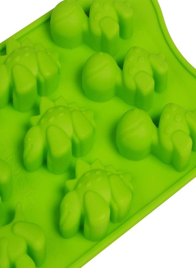 Webake Dinosaur Molds Silicone Candy Molds Gummy Chocolate Tray 3 Pack for Hard Candy, Fondant, Gummy, Jello, Ice Cube, Resin - Image 4