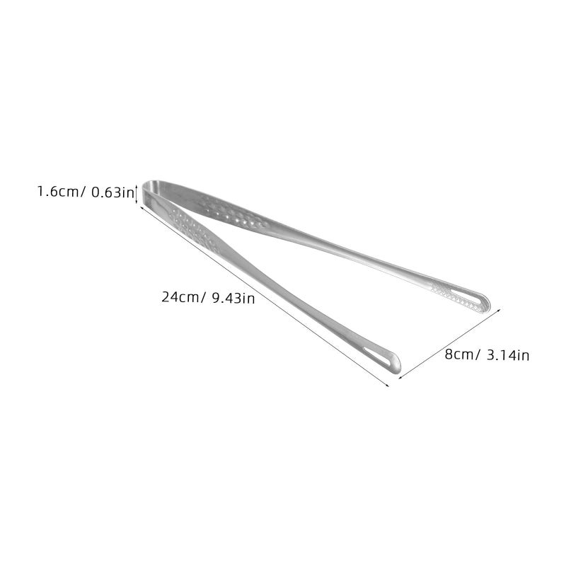 Stainless Steel Ice Tongs 6 Pack For Serving Food Sugar And Barbecue - Image 3