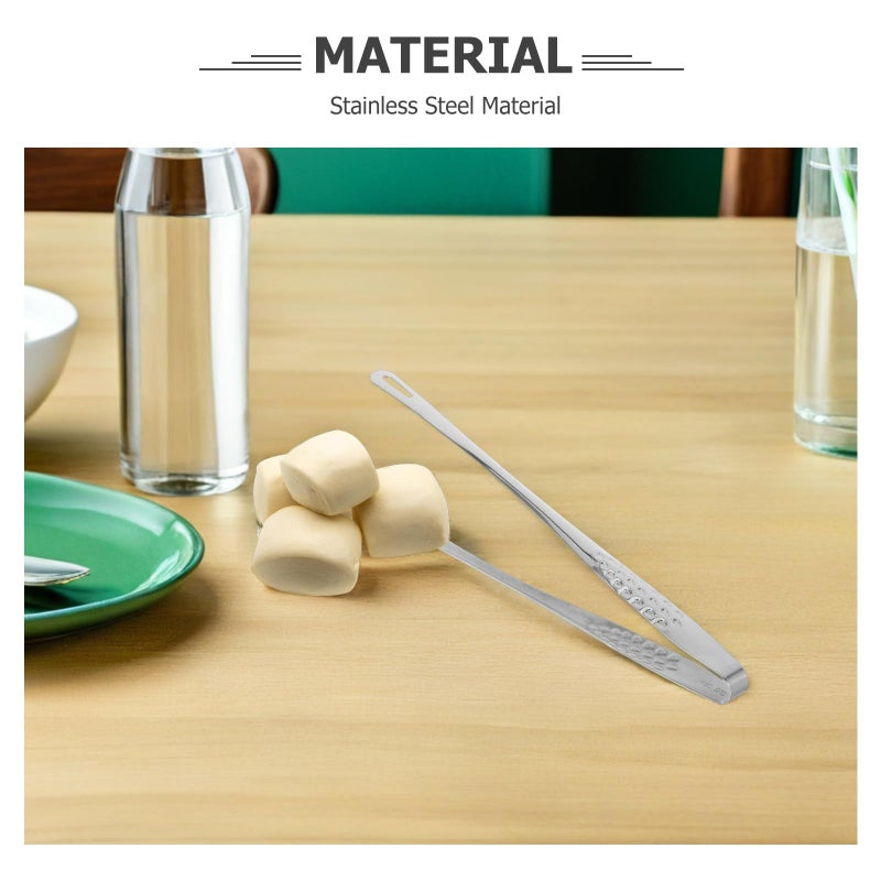 Stainless Steel Ice Tongs 6 Pack For Serving Food Sugar And Barbecue - Image 4
