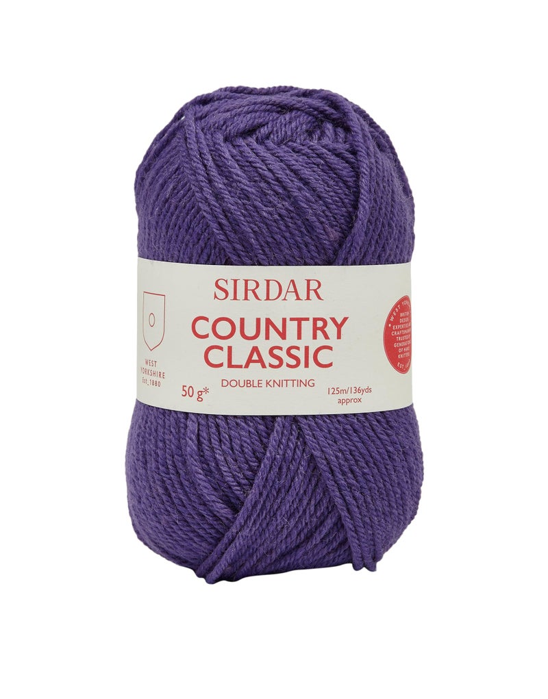 Sirdar Country Classic DK Double Knitting Purple 861 50g
