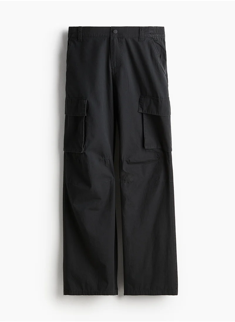 H&M Canvas Cargo Trousers