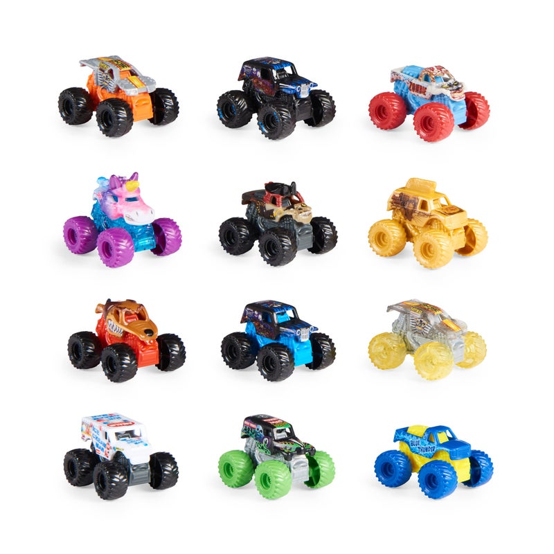 Monster Jam, Official Mini Mystery Collectible Monster Truck 12-Pack, 1:87 Scale, Great Gift for Birthday Parties - Image 1