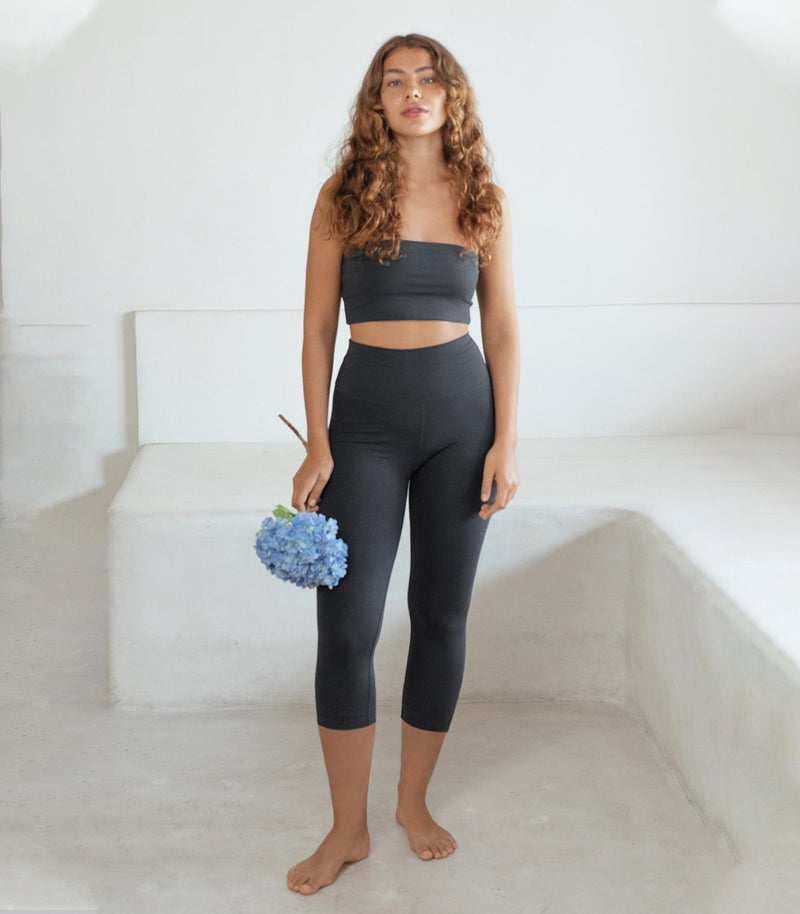 VALANDY Creamlush 4 Pack Capri Leggings for Women-High Waisted Stretchy Soft Yoga Lounge Pants(S-3XL) - Image 3