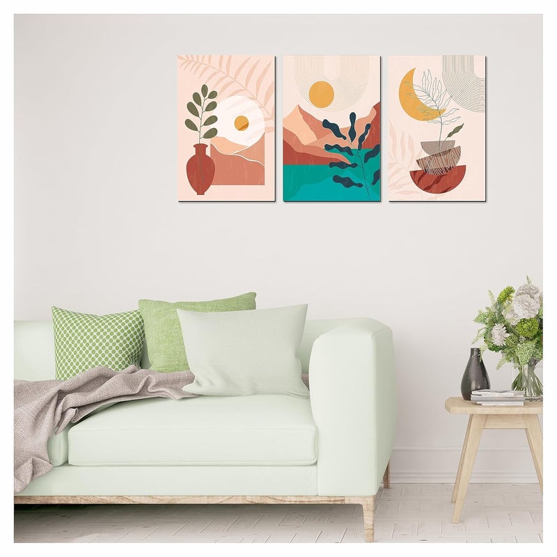 PAPER PLANE DESIGN Large Panels Canvas Painting For Wall Decoration Elevate Your Living Spaces Boho Aesthetic Wall Painting For Living Room Home Wall Decor B - Image 3