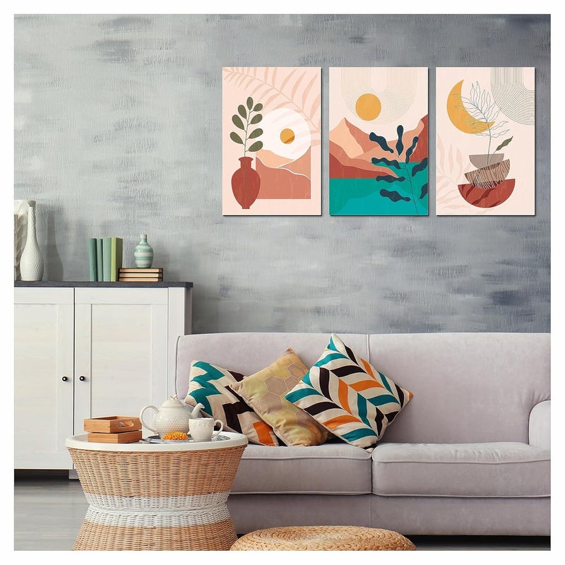 PAPER PLANE DESIGN Large Panels Canvas Painting For Wall Decoration Elevate Your Living Spaces Boho Aesthetic Wall Painting For Living Room Home Wall Decor B - Image 2
