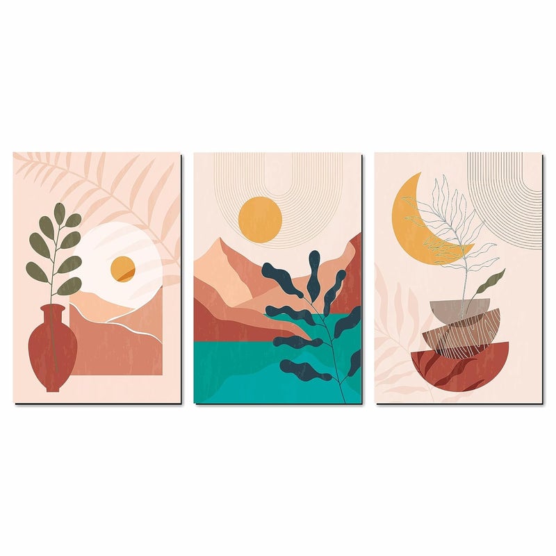 PAPER PLANE DESIGN Large Panels Canvas Painting For Wall Decoration Elevate Your Living Spaces Boho Aesthetic Wall Painting For Living Room Home Wall Decor B - Image 1