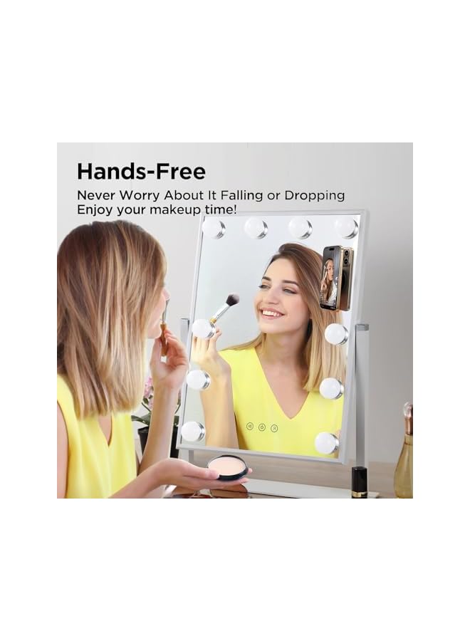 Green Tiger Magnetic Suction Cup Phone Mount, Silicone Suction Phone Case Grip Stand Holder for MagSafe, Hands-Free Mirror Shower Phone Holder Mount Fit iPhone 15 Pro Max, TikTok Creator|Videos (Black Orange) - Image 3