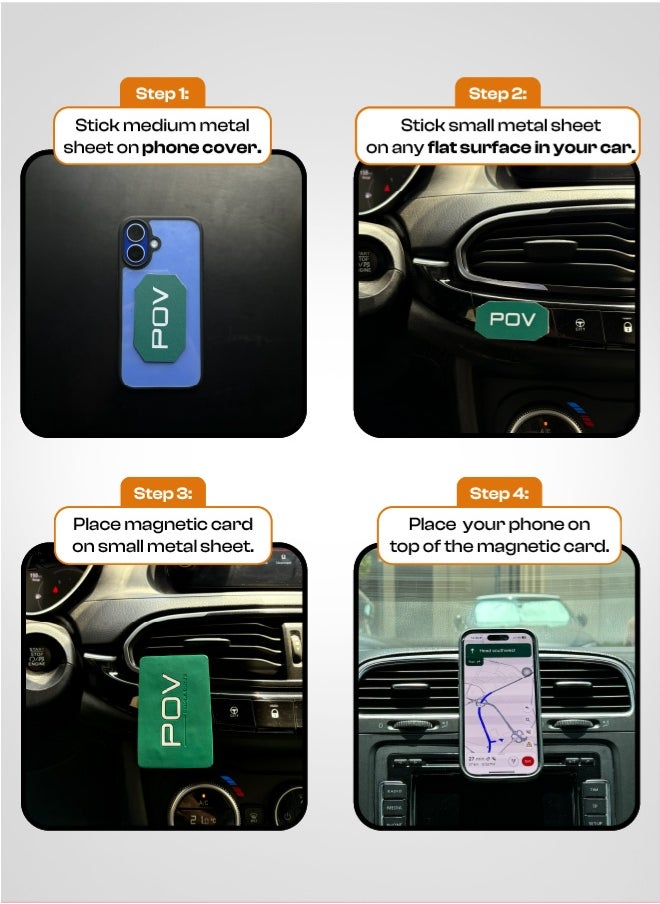 On the Go – Strongest Phone Holder for Car, Gym & Travel | Hands-Free for Filming & Workouts - Green