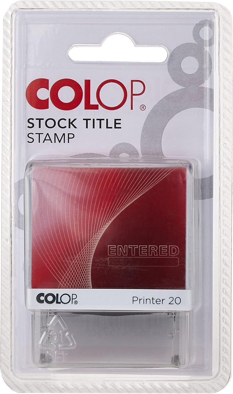 Colop Phrase Stamp 14X38Mm Entered In A Blister - Image 1