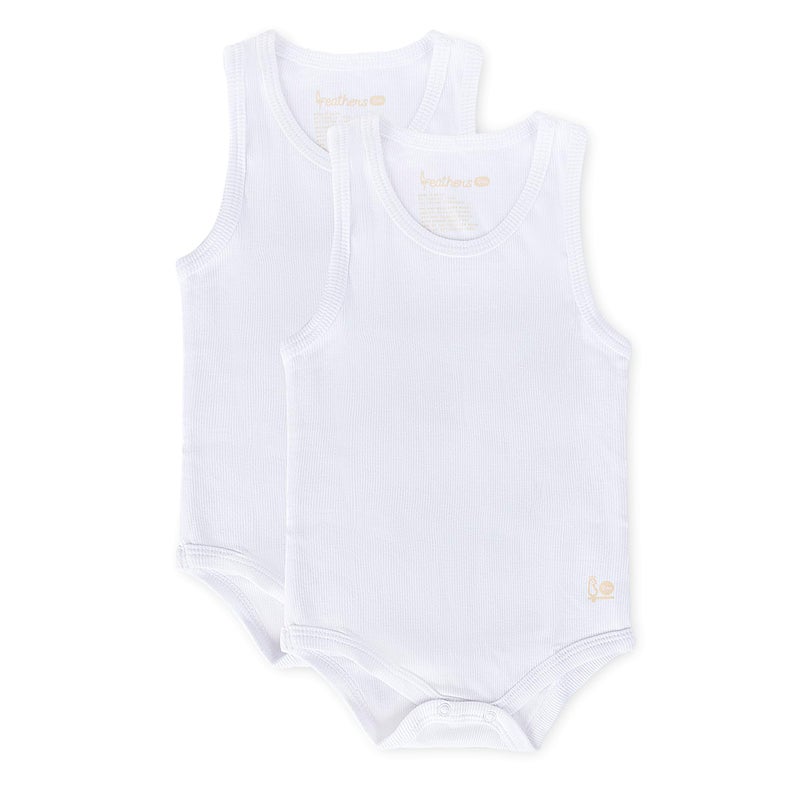 Feathers Baby Super Soft Cotton Onepiece Bodysuit Undershirt - Image 1