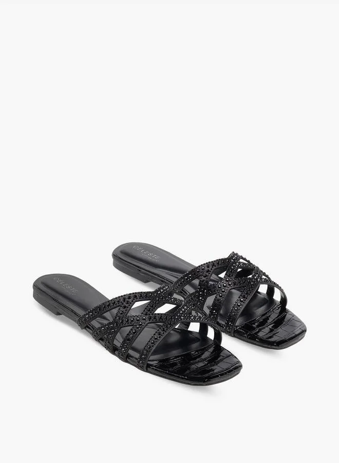 سيليست Women Embellished Flat Sandals Ramadan Collection