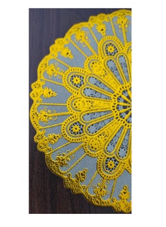 Generic 24-Piece Plastic Doilies Paper Gold 15cm  - Image 2