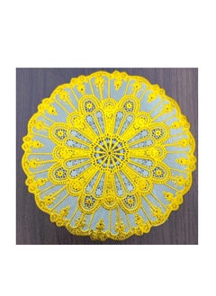 Generic 24-Piece Plastic Doilies Paper Gold 15cm  - Image 3