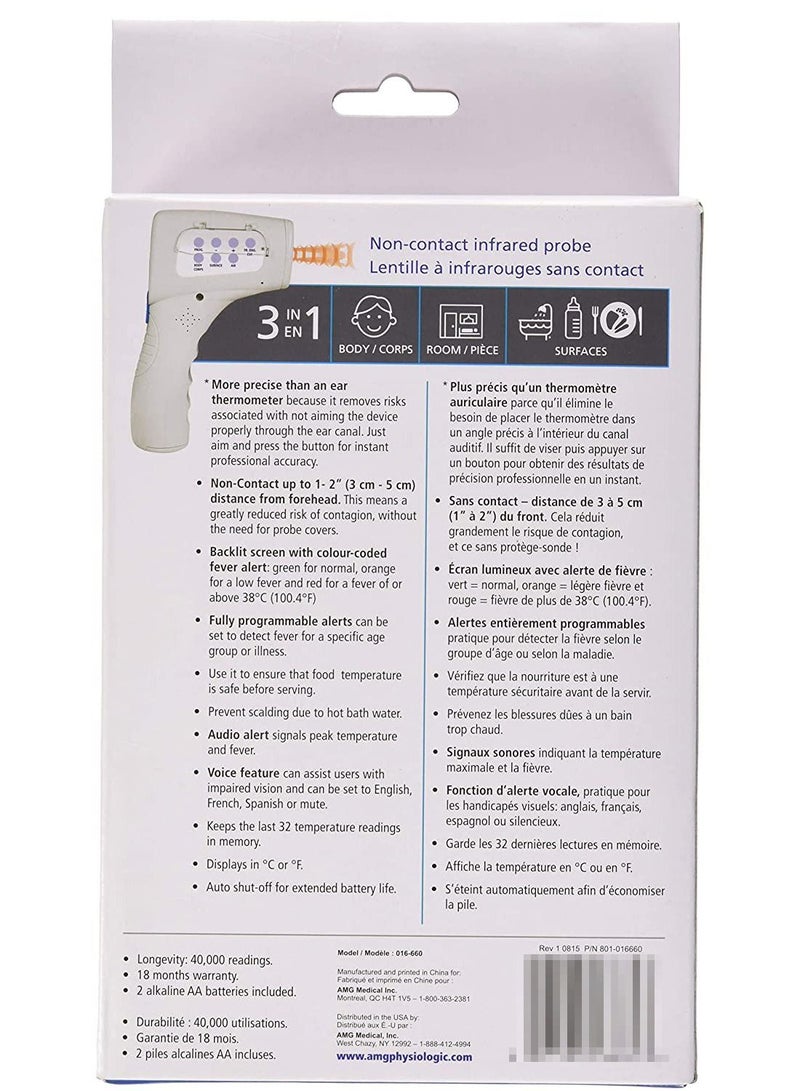 Physio Logic Proscan Non-Contact Infrared Digital Thermometer with One Second Results - Image 3