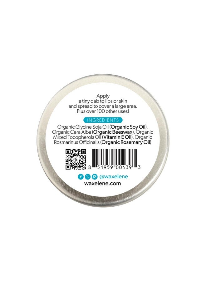 Waxelene Original Aerated Lip Balm Tin Best Lip Balm Ever Organic Calming Multipurpose Ointment Baby Eczema Dry Sensitive Skin Body Face Moisturizer - Image 2