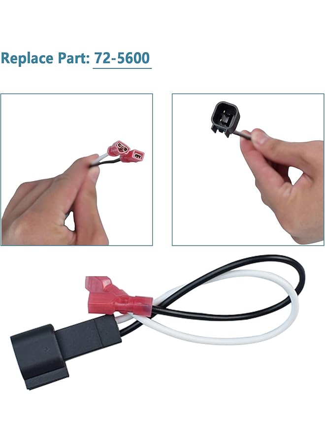 Generic 72-5600 Speaker Adapter Wiring Harness Replacement For Select Ford, Chevrolet, Gmc, Mazda Lincoln, Mercury Car Front Rear Door Speaker Wire Harness（4Pcs)  - Image 3