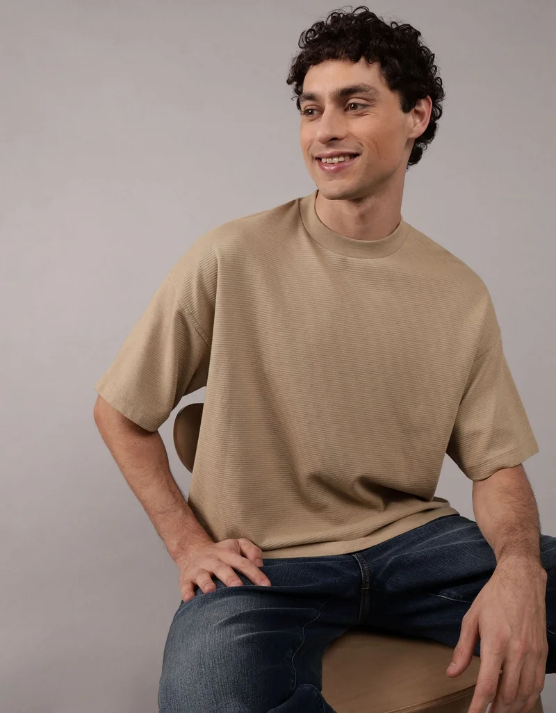 AE Oversized Textured T-Shirt