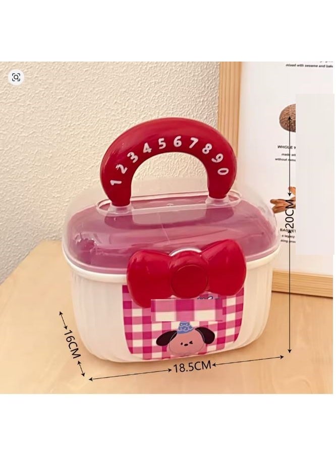 Portable multi-functional storage box with lid and divider for easy tool organization. - Image 2