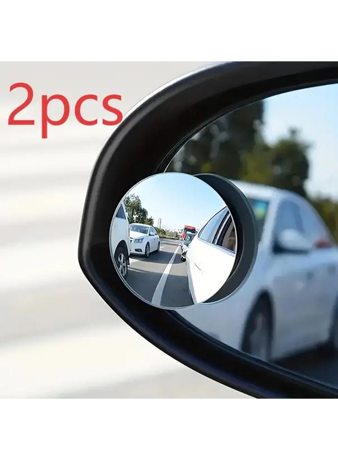 Wide Angle Convex Blind Spot Mirrors 2PCS DM 069 Color For Car Truck SUV Safety - Image 1
