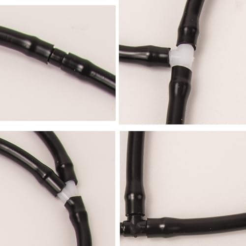 awave bloom Windshield Washer Hose Kit,includes 4 Meter Washer Fluid Hose and 12 Pcs Hose Connectors for Car Windshield Washer Nozzle Installation,10 Pcs Car windshield washer fluid Tablets - Image 5