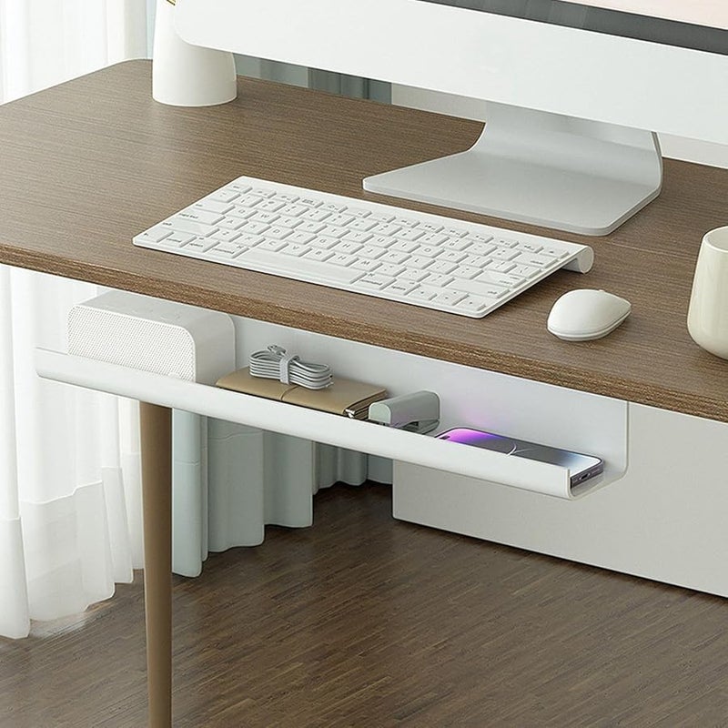 Under Desk Cable Tray No Drill Wire Management System Cord Holder for Office and Home - Image 3