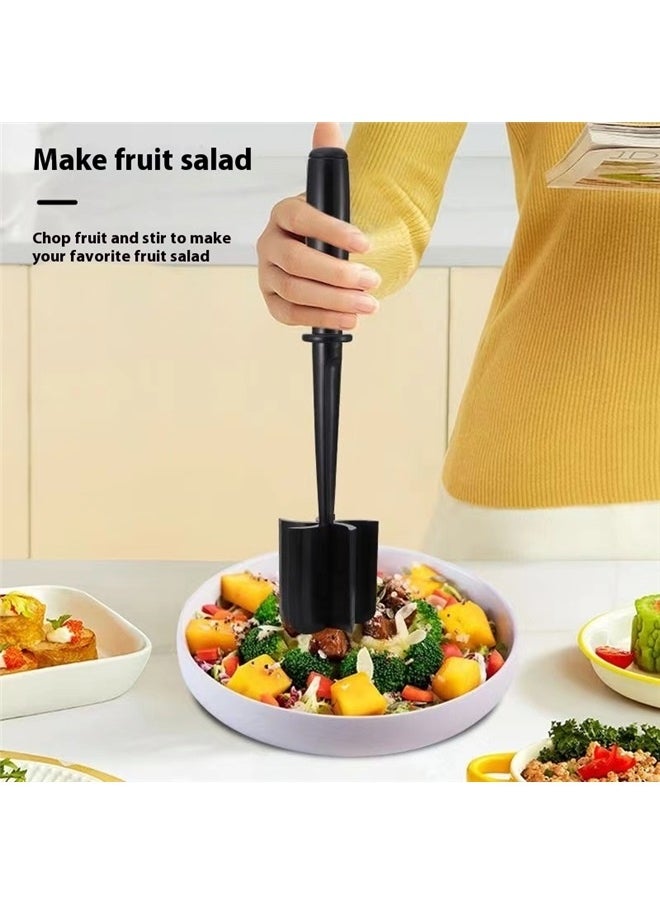 yongsheng Meat Chopper, Potato Masher, Multifunctional Heat Resistant Masher and Smasher for Hamburger Meat, Ground Beef, Turkey and More, Ground Meat Chopper Utensil, Non Stick Cookware  - Image 5