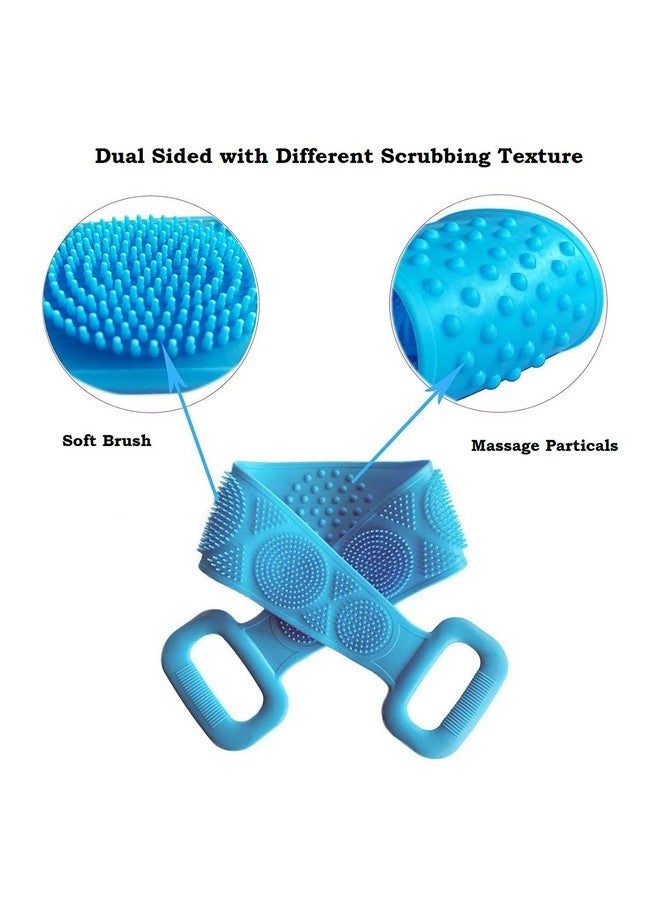 Trendegic Body Back Brush Scrubber Dirt Remover Belt for Bathing Shower - Image 2