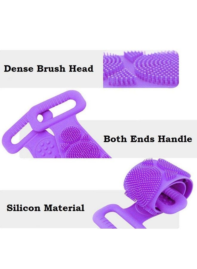 Trendegic Body Back Brush Scrubber Dirt Remover Belt for Bathing Shower - Image 4
