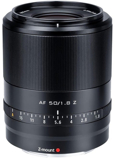 عدسة VILTROX AF 50mm f/1.8 F1.8 Z Mount Full Frame Lens STM Auto Focus Standard Prime Lens متوافقة مع كاميرا Nikon Z-Mount Z6 Z7 Z5 Z50 Z6II Z7II ZFC