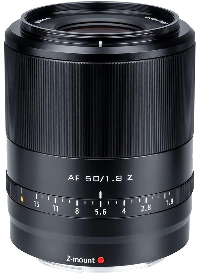فيلتروكس عدسة VILTROX AF 50mm f/1.8 F1.8 Z Mount Full Frame Lens STM Auto Focus Standard Prime Lens متوافقة مع كاميرا Nikon Z-Mount Z6 Z7 Z5 Z50 Z6II Z7II ZFC  - Image 1