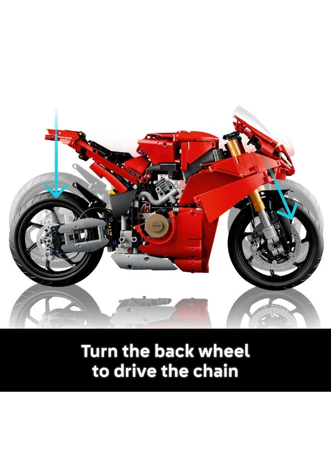 مجموعة بناء نموذج الدراجة النارية Ducati Panigale V4 S 42202 من ليغو® Technic