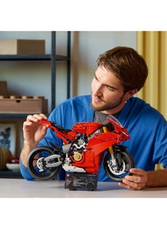 LEGO Technic Ducati Panigale V4 S Motorcycle Model - Building Sets for Adults, Men & Women Aged 18+ - Gifts for Motorbike Fans - 42202 (1603 pieces)  - Image 3
