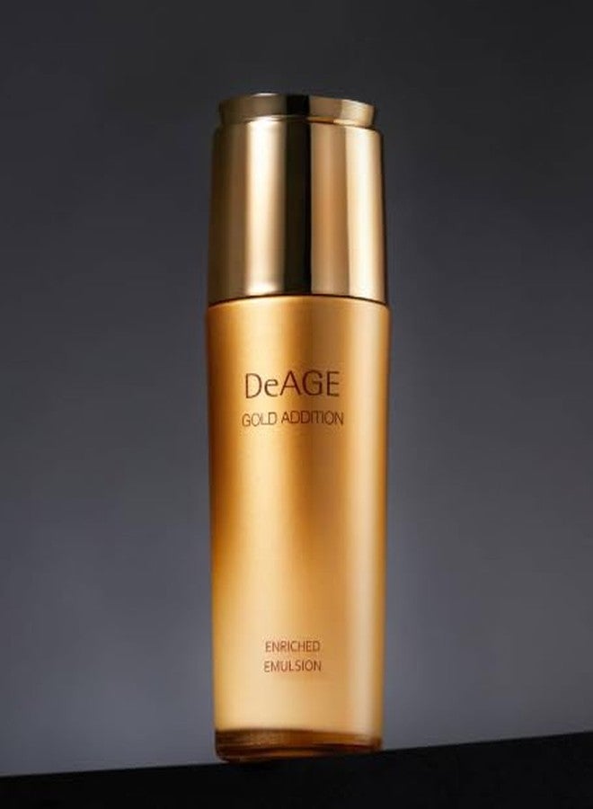 CHARMZONE DeAge Gold Addition Enriched Emulsion – Nourishing Anti-Aging Face Emulsion with Gold & Botanical Extracts (110ml / 3.72 fl.oz - Image 4