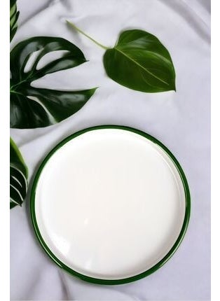 İnci Emaye Pearl Enamel 22 No Pizza Plate Tray Breakfast Plate Service Plate Cake Plate 22CM  - Image 4