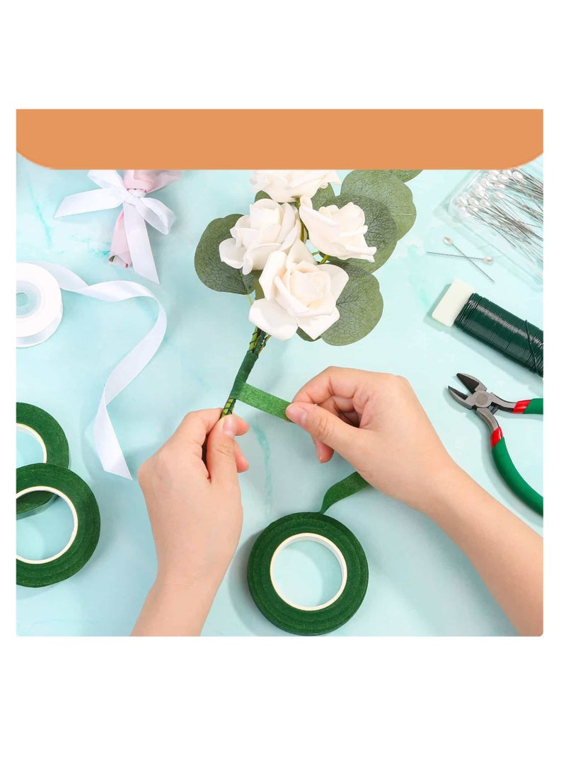 2Rolls 110 yards 22 Gauge Floral Wire Flexible Paddle Wire Florist Green Wire for Crafts,Garland and Floral Flower Arrangements  - Image 5