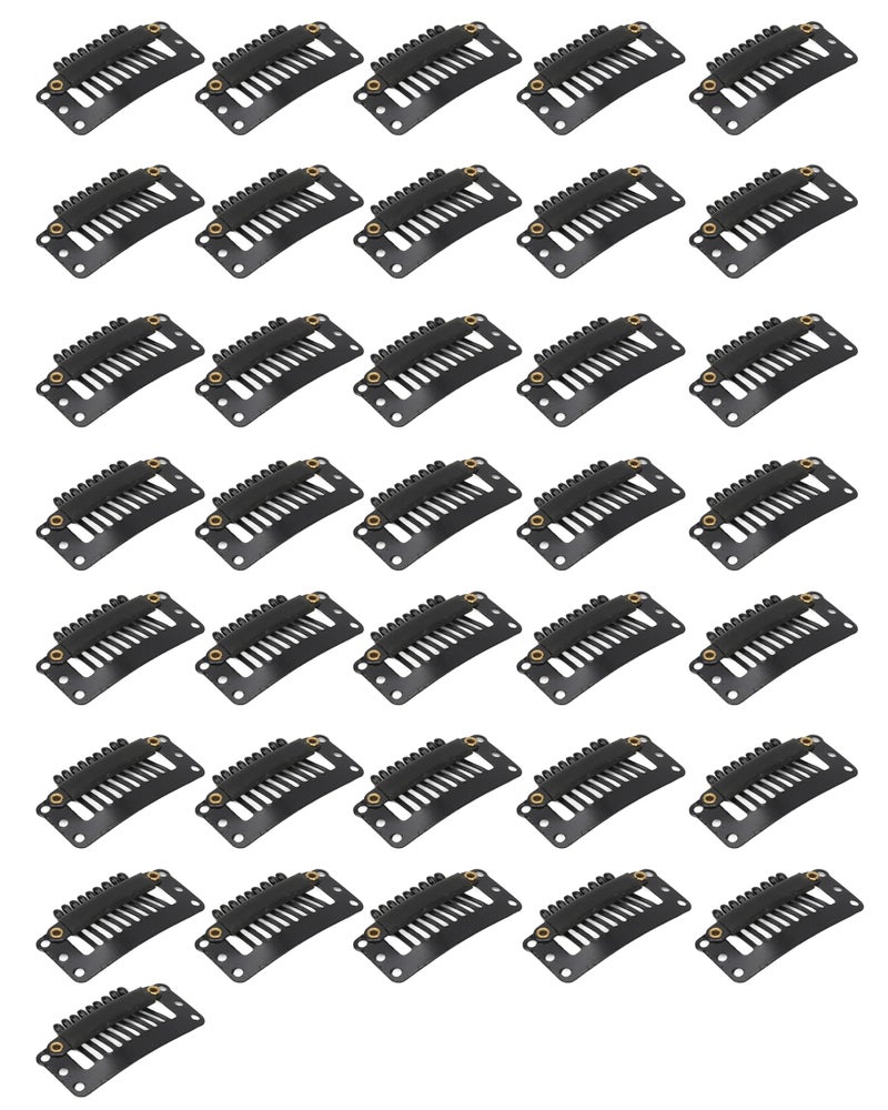 Beuni Hair Extension Clips For Women & Hair Wig Clip For Men Rust Resistant Stainless Steel Hair Clips With Soft Silicone Grip Durable Comfortable Fit For All Hair Types 36 Pieces - Image 1