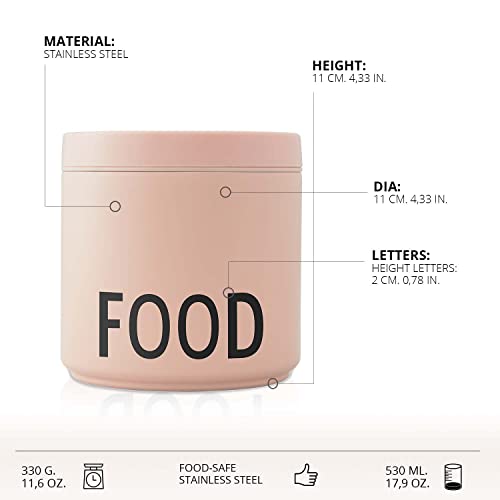 Design Letters Insulated Food Bowl with Spoon/Fork | Thermos for Hot Food Leak-Poof Lid | Insulated Food Jar Wide Mouth | To Go Lunch Box | Stainless Steel Lunch Container - Image 5