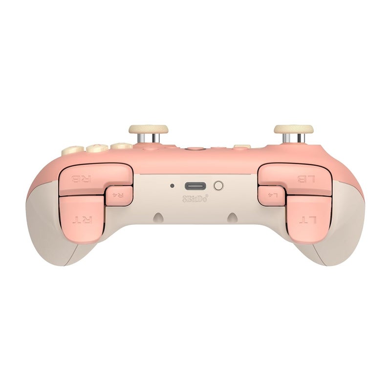 8Bitdo Ultimate 2C Wireless Controller for Windows PC and Android, with 1000Hz Polling Rate, Hall Effect Joysticks and Hall Triggers, and Remappable L4/R4 Bumpers (Peach) - Image 3