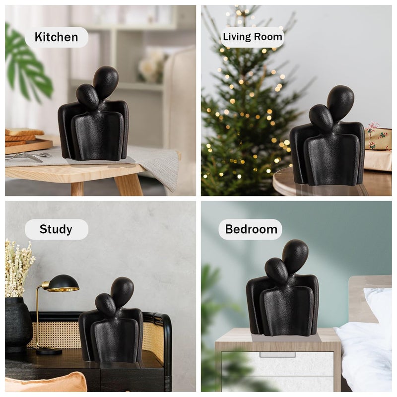 Katoonx Hugging Couple Statues Ceramic Lover Figurine Embrace Characters - Image 4