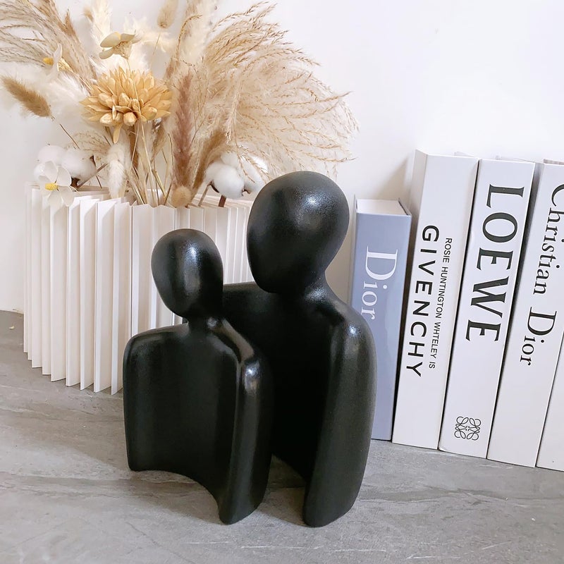 Katoonx Hugging Couple Statues Ceramic Lover Figurine Embrace Characters - Image 3