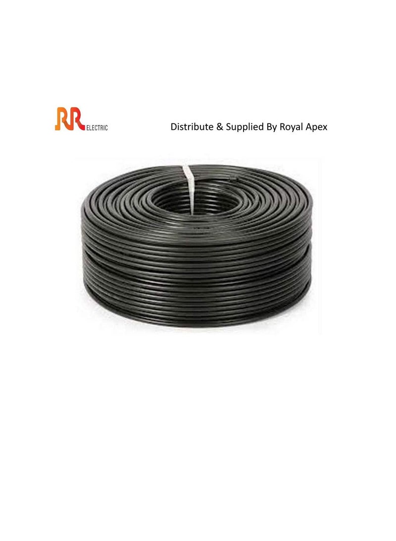 RR Multi Strand Pure Copper Single Core Flexible Cables Trirated Electrolytic Conductor up to 105C Fire Resist Electric Panel Wire BS6231 ISO9001 CE Compliant 100Y 90m Roll 0.5mm Black - Image 2