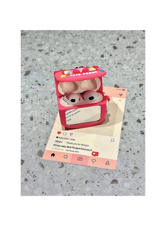 Cute Cartoon Star Card For Airpodspro2 Silicone Protective Cover 3 Generation Headphone Cover 1 Internet Red 4 Generation-Color:Pink Kirby-Model:4th Generation  - Image 4