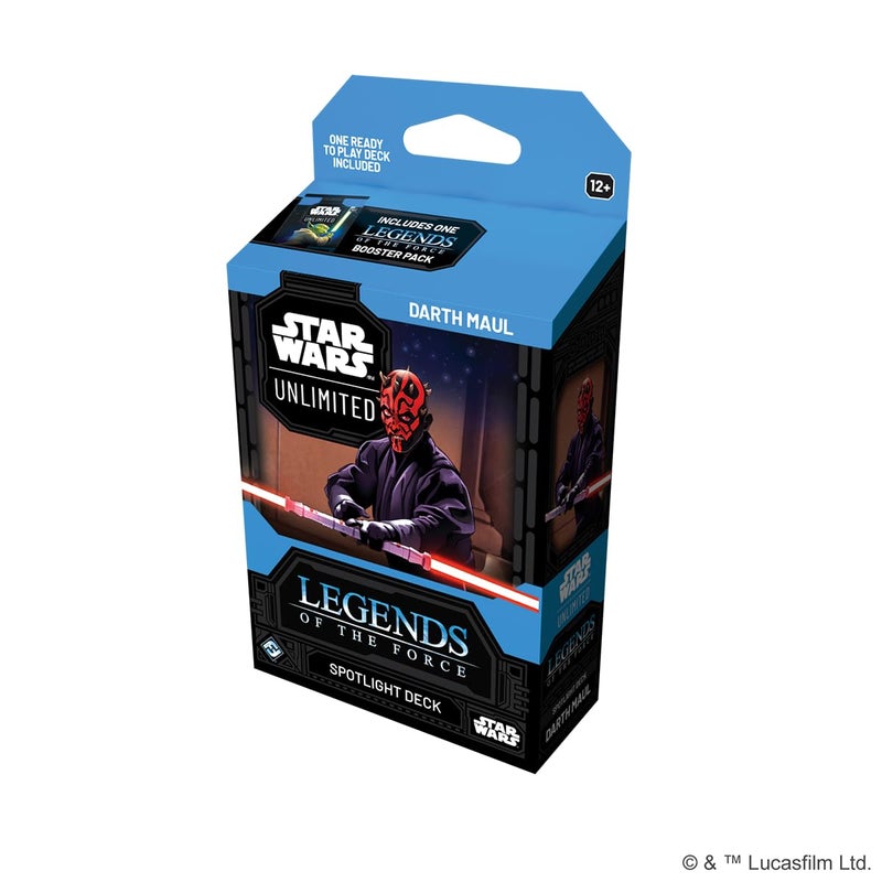 Asmodee Star Wars Unlimited TCG Legends of The Force Darth Maul Spotlight Deck ReadytoPlay 50Card Deck with Exclusive Cards Ages 12 2 Players 20 Minute Playtime - Image 2
