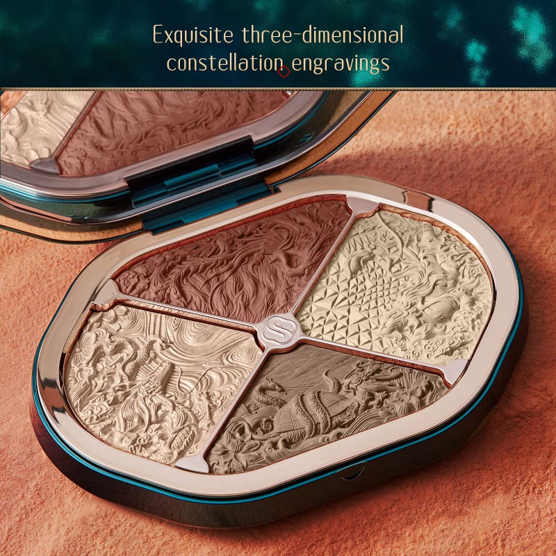 FLORASIS Constellation Floral Engraving Contour Makeup Palette (01 Constellation) - Image 3