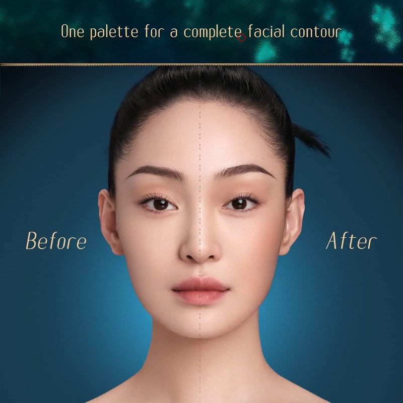 FLORASIS Constellation Floral Engraving Contour Makeup Palette (01 Constellation) - Image 4