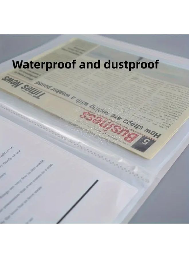Transparent Green 80 Page Conference Binder With Side Labels For Contract Filing - Image 5